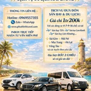 🤝 HẢI ĐĂNG – DỊCH VỤ XE RIÊNG UY TÍN, AN TOÀN, GIÁ TỐT 24/7 🤝